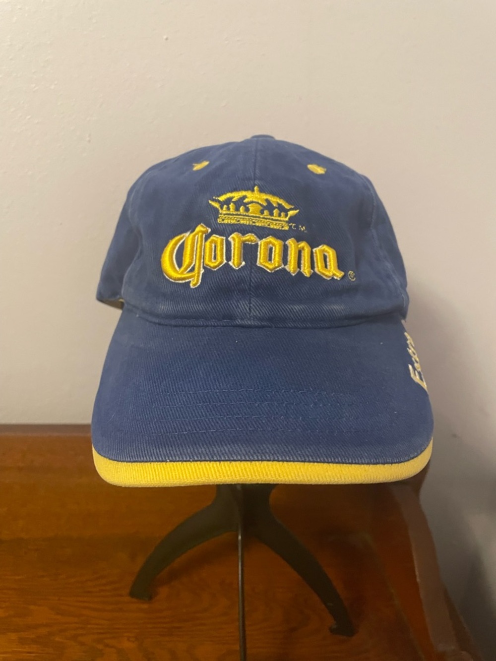 Corona Blue and Yellow Baseball Cap